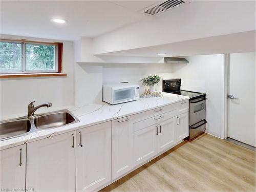 109 East 11Th Street, Hamilton, ON - Indoor Photo Showing Kitchen With Double Sink