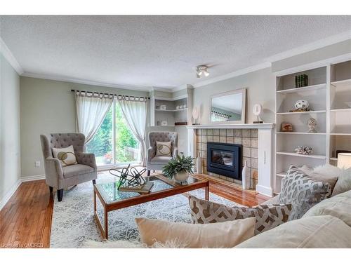 234 Spring Garden Road, Oakville, ON - Indoor Photo Showing Living Room With Fireplace