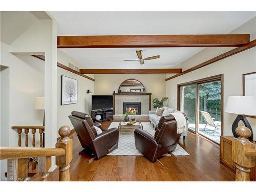 37 Heslop Court, Halton Hills, ON - Indoor Photo Showing Other Room With Fireplace