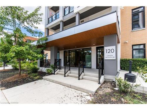 210-120 Canon Jackson Drive, Toronto, ON - Outdoor With Balcony