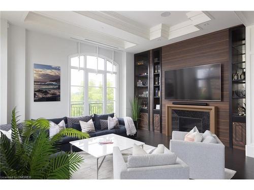 Ph1-300 Randall Street, Oakville, ON - Indoor Photo Showing Living Room With Fireplace