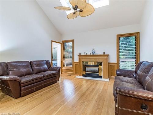 1027 Masters Green, Oakville, ON - Indoor Photo Showing Living Room With Fireplace