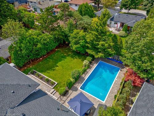 4499 Rogers Road, Burlington, ON - Outdoor With In Ground Pool