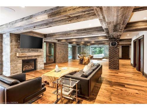 1300 Oak Lane, Mississauga, ON - Indoor With Fireplace