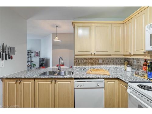 411-135 James Street S, Hamilton, ON - Indoor Photo Showing Kitchen With Double Sink