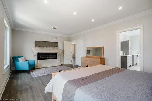 1211 Pinegrove Road, Oakville, ON - Indoor Photo Showing Bedroom With Fireplace