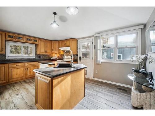 46 Main Street S, Acton, ON - Indoor Photo Showing Kitchen With Double Sink