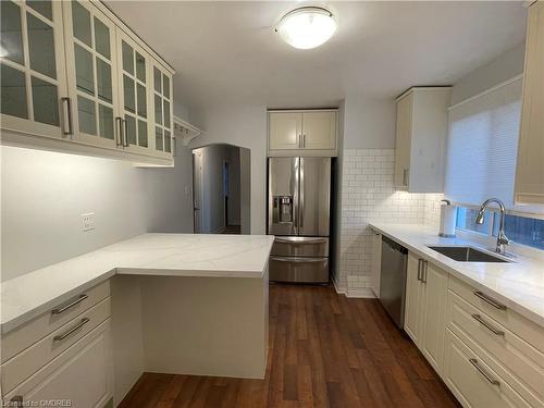 Upper-760 Brucedale Avenue E, Hamilton, ON - Indoor Photo Showing Kitchen With Stainless Steel Kitchen With Upgraded Kitchen