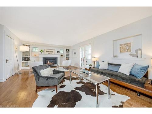 8 Main Street, Erin, ON - Indoor Photo Showing Living Room With Fireplace