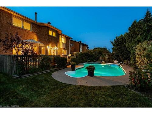 1364 Windrush Drive, Oakville, ON - Outdoor With In Ground Pool With Deck Patio Veranda