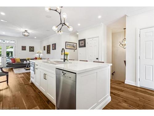 26 Turi Drive, Glanbrook, ON - Indoor Photo Showing Kitchen With Double Sink