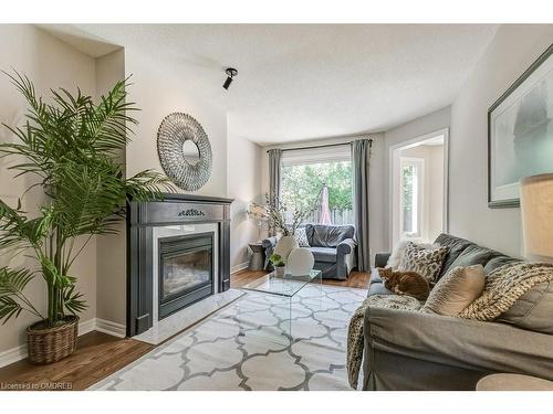 2169 Grand Ravine Drive, Oakville, ON - Indoor Photo Showing Living Room With Fireplace