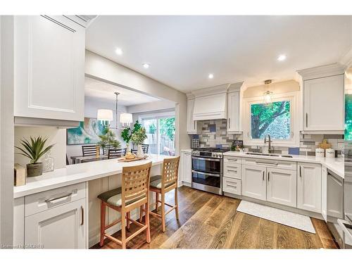 4274 Gayling Gardens, Mississauga, ON - Indoor Photo Showing Kitchen With Double Sink With Upgraded Kitchen