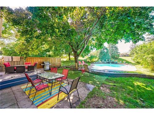 4274 Gayling Gardens, Mississauga, ON - Outdoor With In Ground Pool With Deck Patio Veranda With Backyard