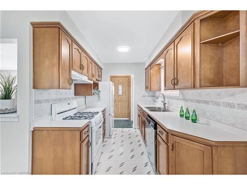 47 Endfield Avenue, Hamilton, ON - Indoor Photo Showing Kitchen With Double Sink