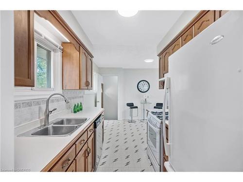 47 Endfield Avenue, Hamilton, ON - Indoor Photo Showing Kitchen With Double Sink