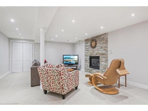 4489 Stonemill Court, Mississauga, ON - Indoor With Fireplace