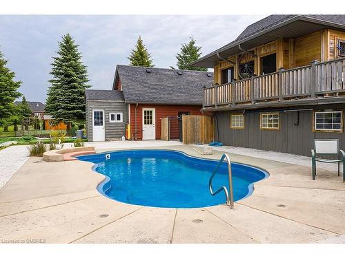 38 Maple Drive, Wasaga Beach, ON - Outdoor With In Ground Pool With Deck Patio Veranda