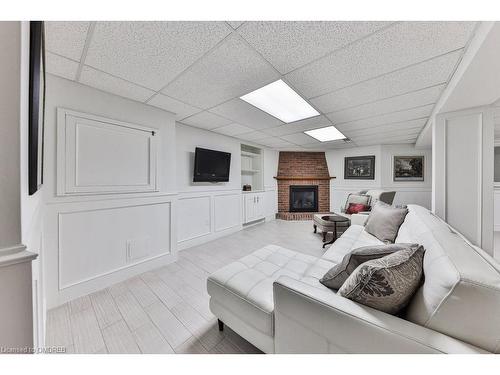 184 Warner Drive, Oakville, ON - Indoor With Fireplace