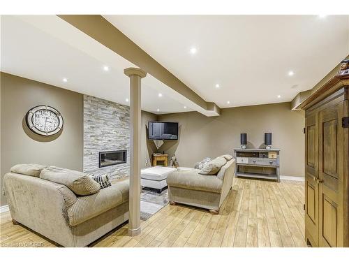 3 Cowper Court, Hamilton, ON - Indoor With Fireplace