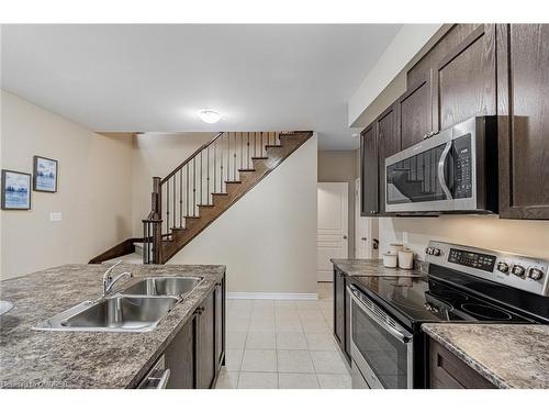 46 Hugill Way, Waterdown, ON - Indoor Photo Showing Kitchen With Double Sink