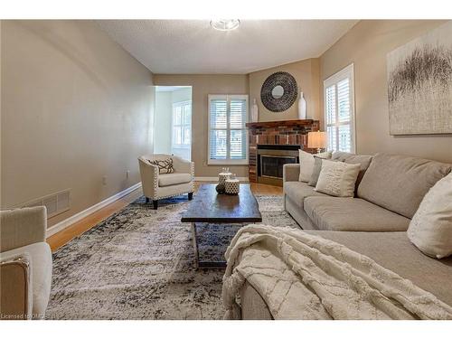 3175 Thorncrest Drive, Mississauga, ON - Indoor Photo Showing Living Room With Fireplace