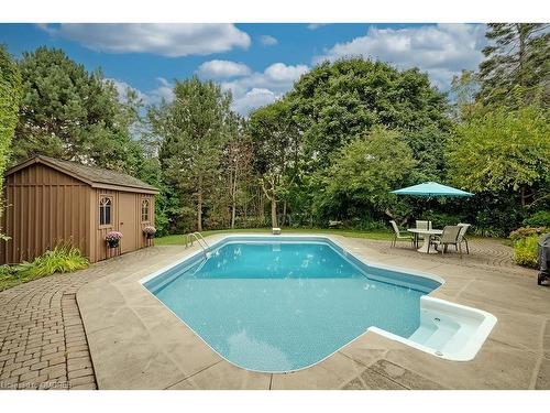 2492 Woburn Crescent, Oakville, ON - Outdoor With In Ground Pool With Backyard