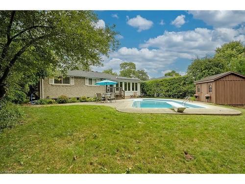 2492 Woburn Crescent, Oakville, ON - Outdoor With In Ground Pool With Backyard