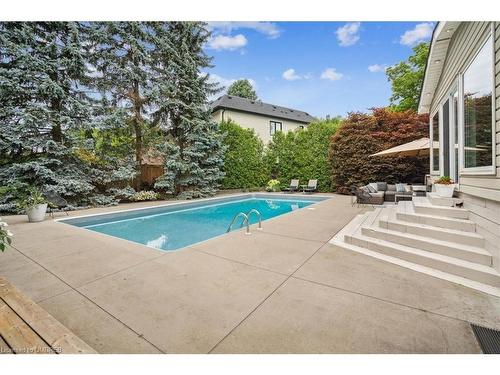 1129 Shaw Street, Oakville, ON - Outdoor With In Ground Pool