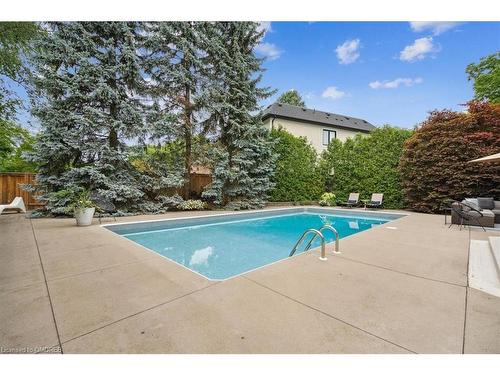 1129 Shaw Street, Oakville, ON - Outdoor With In Ground Pool With Backyard