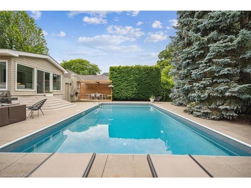 1129 Shaw Street, Oakville, ON - Outdoor With In Ground Pool With Backyard