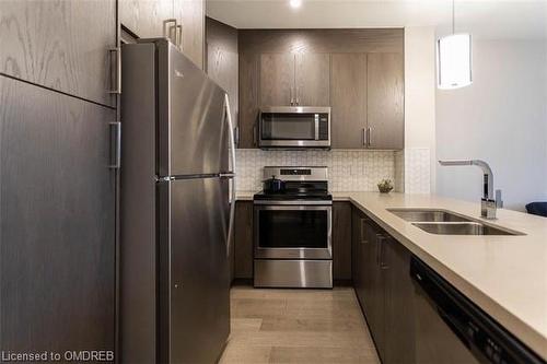 207-101 Locke Street S, Hamilton, ON - Indoor Photo Showing Kitchen With Double Sink With Upgraded Kitchen