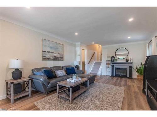 Main-55 Burness Drive, St. Catharines, ON - Indoor Photo Showing Living Room With Fireplace