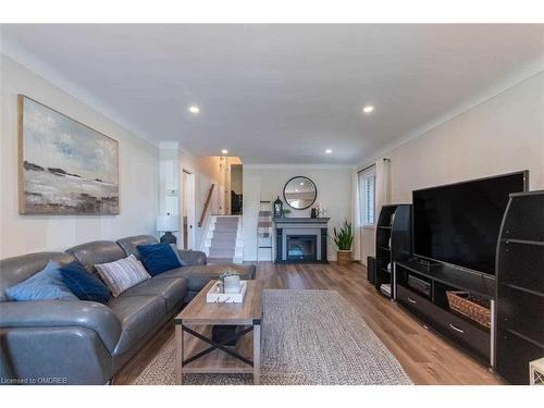 Main-55 Burness Drive, St. Catharines, ON - Indoor Photo Showing Living Room With Fireplace