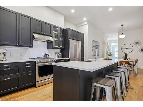 18 Earnbridge Street, Toronto, ON - Indoor Photo Showing Kitchen With Stainless Steel Kitchen With Upgraded Kitchen