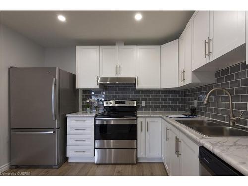 Main Flr-554 Mary Street, Hamilton, ON - Indoor Photo Showing Kitchen With Double Sink With Upgraded Kitchen