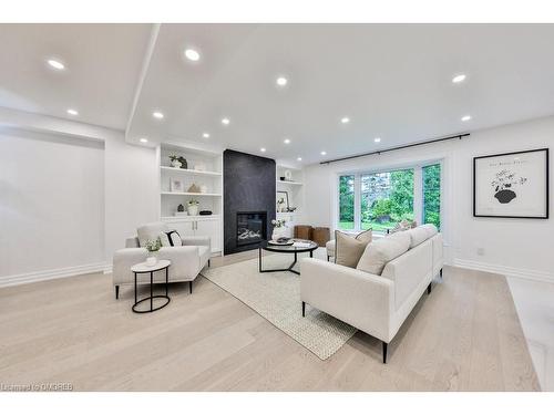 2050 Saint Andrews Place, Mississauga, ON - Indoor Photo Showing Other Room With Fireplace