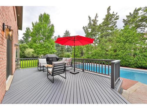 2050 Saint Andrews Place, Mississauga, ON - Outdoor With In Ground Pool With Deck Patio Veranda With Exterior