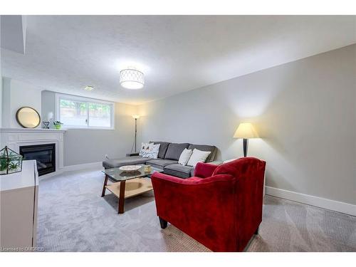 2169 Sunnyvale Drive, Oakville, ON - Indoor Photo Showing Living Room With Fireplace