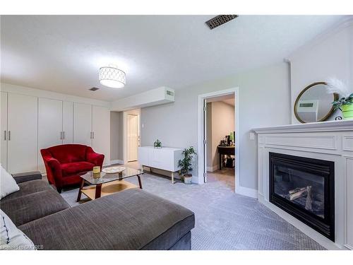 2169 Sunnyvale Drive, Oakville, ON - Indoor Photo Showing Living Room With Fireplace