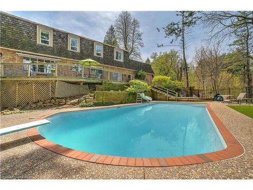 1527 Green Glade, Mississauga, ON - Outdoor With In Ground Pool With Deck Patio Veranda