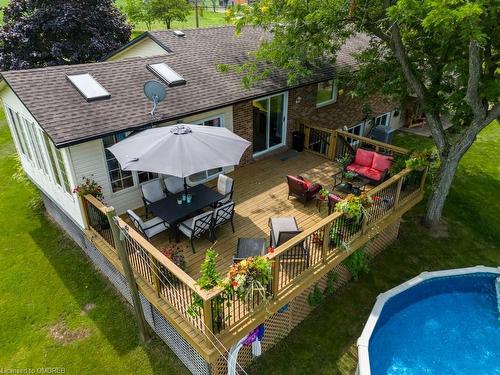 4999 Canborough Road, Wellandport, ON - Outdoor With Above Ground Pool