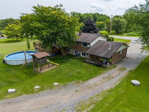 4999 Canborough Road, Wellandport, ON - Outdoor With Above Ground Pool With Backyard