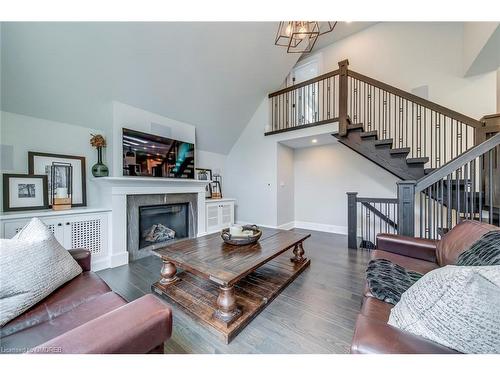 1386 Willowdown Road, Oakville, ON - Indoor Photo Showing Living Room With Fireplace