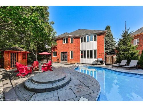 1688 Glenvista Drive, Oakville, ON - Outdoor With In Ground Pool With Exterior