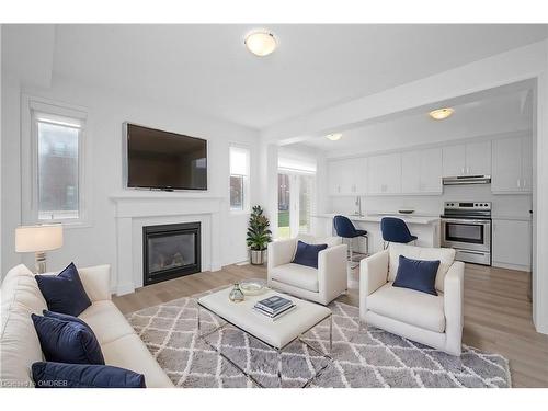 1200 Anson Gate, Oakville, ON - Indoor Photo Showing Living Room With Fireplace