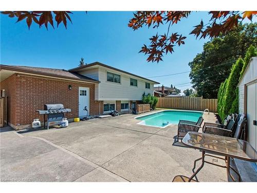 75 Maureen Avenue, Welland, ON - Outdoor With In Ground Pool With Exterior