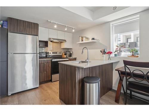 416-1141 Cooke Boulevard, Burlington, ON - Indoor Photo Showing Kitchen With Double Sink