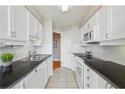 603-50 Old Mill Road, Oakville, ON - Indoor Photo Showing Kitchen With Double Sink