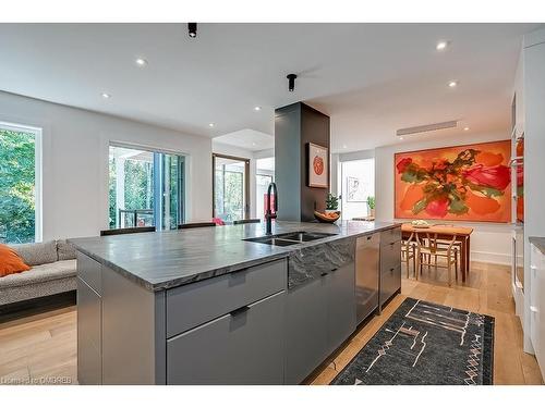 1250 Braeside Drive, Oakville, ON - Indoor Photo Showing Kitchen With Double Sink